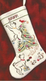 Brittercup Designs BCP011 - Britty Puppy Christmas Stocking