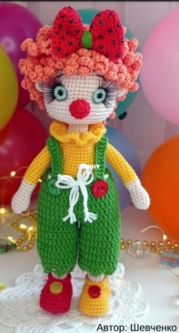 Shevchenko Toys - Anna Shevchenko - Clown Barbara - Russian