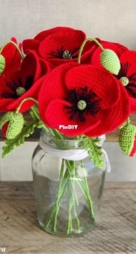 Crochet Natalia - Natalia Erkhova - Poppy Flower