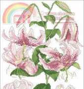 Stitch World X-Stitch HD97-2454 Lilies