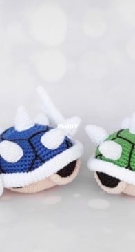 Xicotet Amigurumis - Nerea Gomis - Koopa Shell - English and Spanish