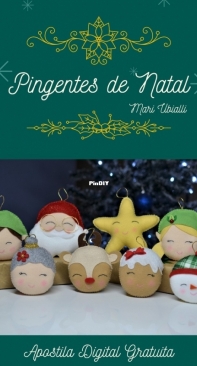 Mari Ubialli - Christmas Ornaments - Pingentes de Natal - Portuguese - Free