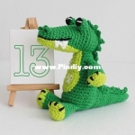My Crochet Chums - Pia Simpson - Lockdown Ami Challenge - Number 13 Crocodile - Free