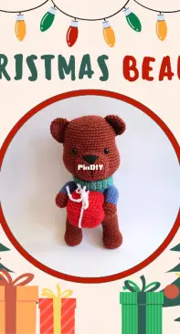 The Amigurumi Store - Jime Bouso - Christmas Bear
