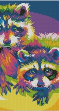 Rainbow Raccoons by Tascha Volk PCS + XSD