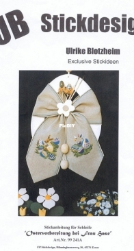 UB StickDesign - Art.99 241A - Easter Preparation With Mrs. Has -   Ostervorbereitung bei Frau Has by Ulrike Blotzheim