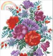 Bouquet of Bright Hopes from Cross Stitch Collection 124