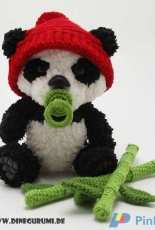 Dinegurumi - Sandra Haupt - Panda - German