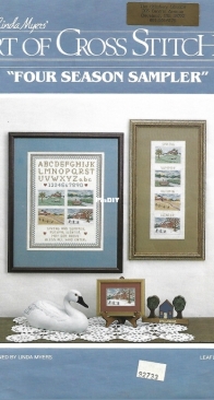 Linda Myers' Art of Cross Stitch Leaflet 20 - Four Season Sampler