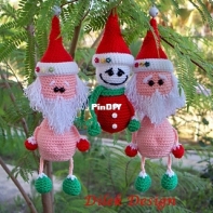 Dileks Magic Box Designs - Dilekin sihirli kutusu - Amigurumi Christmas Ornaments Combo