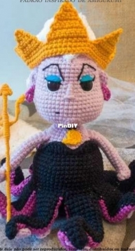 Mundo do Amigurumi - Jessica Santos - Ursula - Portuguese