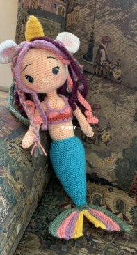Unicorn Mermaid doll