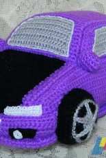 Inspired Crochet Toys - Elena Pichugina  - Violet Toyota Corolla