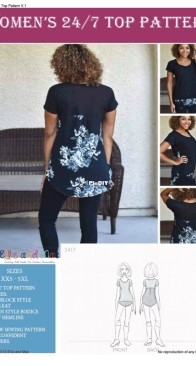 Ellie and Mac - 24/7 Top - Sizes XXS-5XL