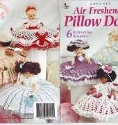 Annies Attic- Jane Pearson- 874413 Air Freshener Pillow Dolls