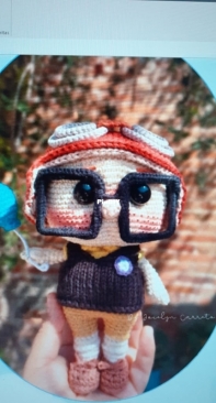Joshii Gurumis - Carl Fredricksen - Spanish