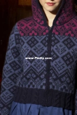 Scandinavian Hoodie in Debbie Bliss - FREE