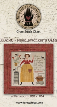 Teresa Koguts Creative Whims XS328 - Needleworkers Oath XSD