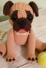 Little Green Bear - Perry the Pug