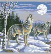 Dimensions 7938 Wild Call In Winter/ 3842 Call of the Wilderness