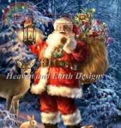 HAED HAEDJG 9816 Woodland Santa by Dona Gelsinger