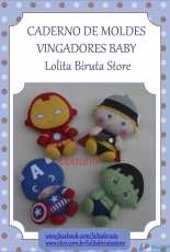 Lolita Biruta - Caderno De Moldes Vingadores Baby / Baby Avengers Felt Pattern - Portuguese - Free
