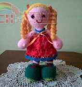 MUÑECA MEDIAS A RAYAS -  PATRON TURCO