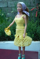 Maguinda Bolsón - Paula dress and bag set for dolls