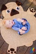 Ira Rott Designs - Ira Rott - The Pugfect Pug Rug