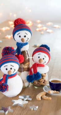 Gruendl - Snowman and snowman gift jar - Schneemann und Schneemann-Geschenkglaeser - German - Free