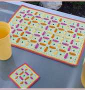 Filet Woven Placemat Set by Susan Lowman