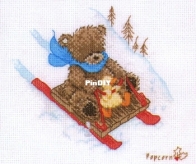 Designer Stitches - PB24 - Popcorn Sleigh Ride