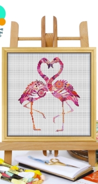 Awesome Pattern Studio - C288 - Mandala Flamingo