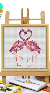 Awesome Pattern Studio - C288 - Mandala Flamingo