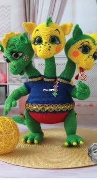 hand_made_17 - Marina Maurina - Марина Маурина - Dragon - Дракон Тритоша - Russian