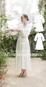 Silversaga Patterns - Mina Wrap Dress