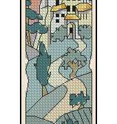 Michael Powell BM003 - Misty Hill Town Bookmark