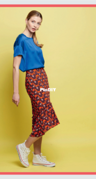 La Maison Victor - Nancy Skirt - Sizes 34-56 - French, Dutch