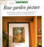 discovering needle craft needlepoint project 41 rose garden picture