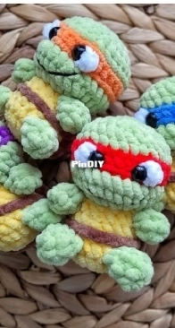Zhilka Toys - Nadezhda Zhislina - Надежда Жислина - Teenage Mutant Ninja Turtles - Черепашки-Ниндзя - Russian - Free