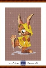 Rabbit in the Rain by Artem Shekhovtsov
