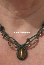 macrame necklace