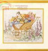 Lanarte 34191 Teddies in wagon