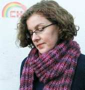 Easy Brioche Scarf by Ewelina Murach