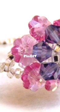 Crystal Flower Ring by Cara Landry