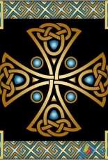 HAED HAECAB2441 Cushion Blue by Cari Buziak