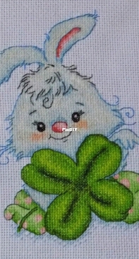 Bunny with clover