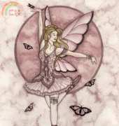 HAED HAEJG055 Butterfly Ballerina Mauve by Jessica Galbreth