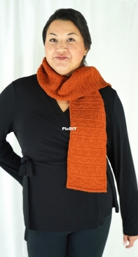 Stitch Sampler Scarf by Shannon Dunbabin-Free