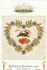 Bunny Hill Designs 1081 Baltimore Bunnies Block One